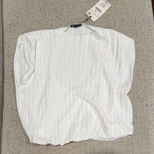 Zara Bubble Top Lined